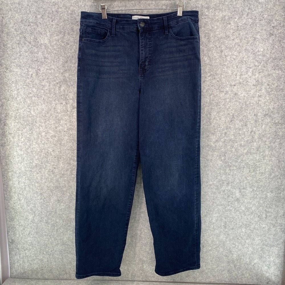 Social Standard by Sanctuary Slim Straight Dark‎ Wash Denim Jeans Womens 12 31
